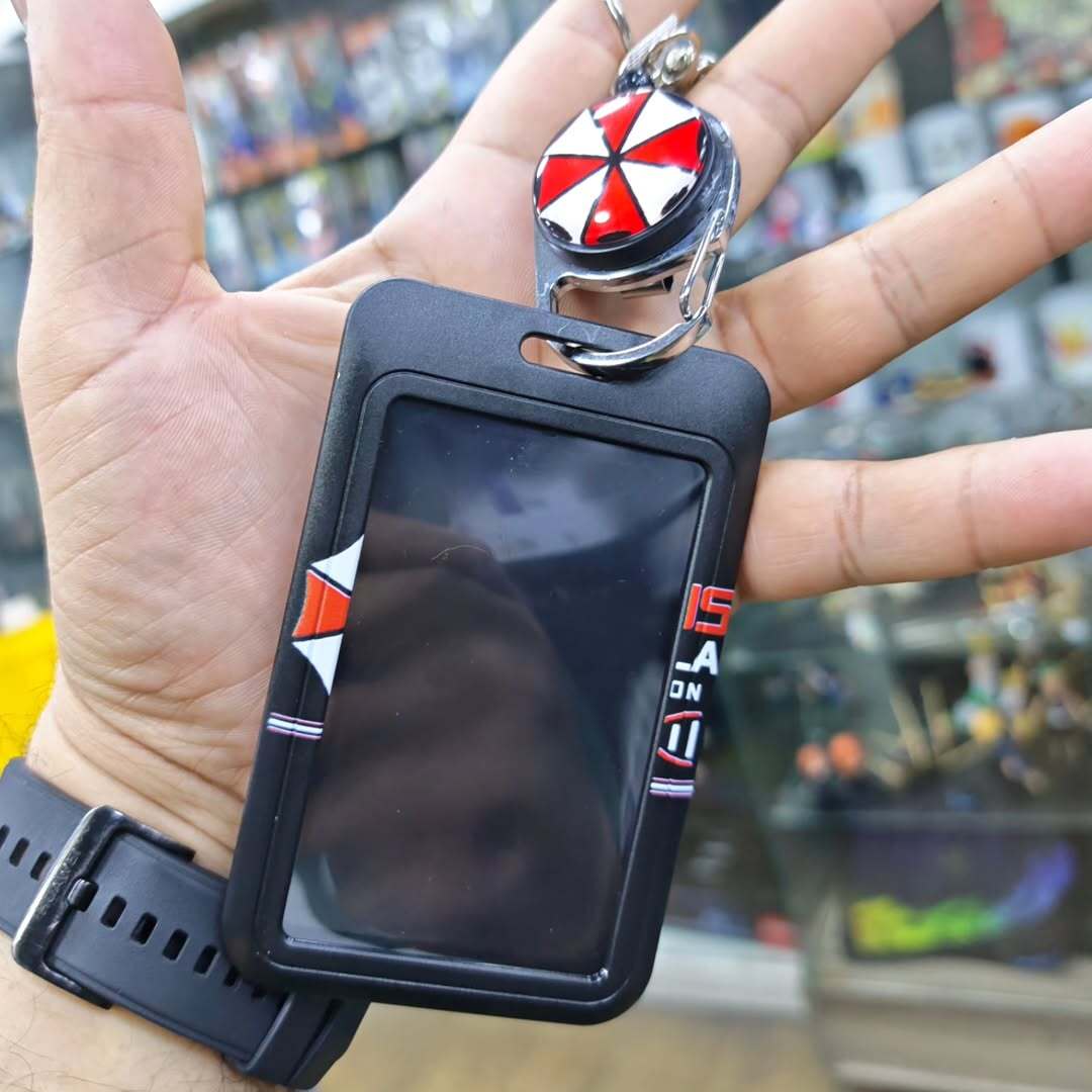 Resident Evil Umbrella Corporation Badge Holder - alternate view