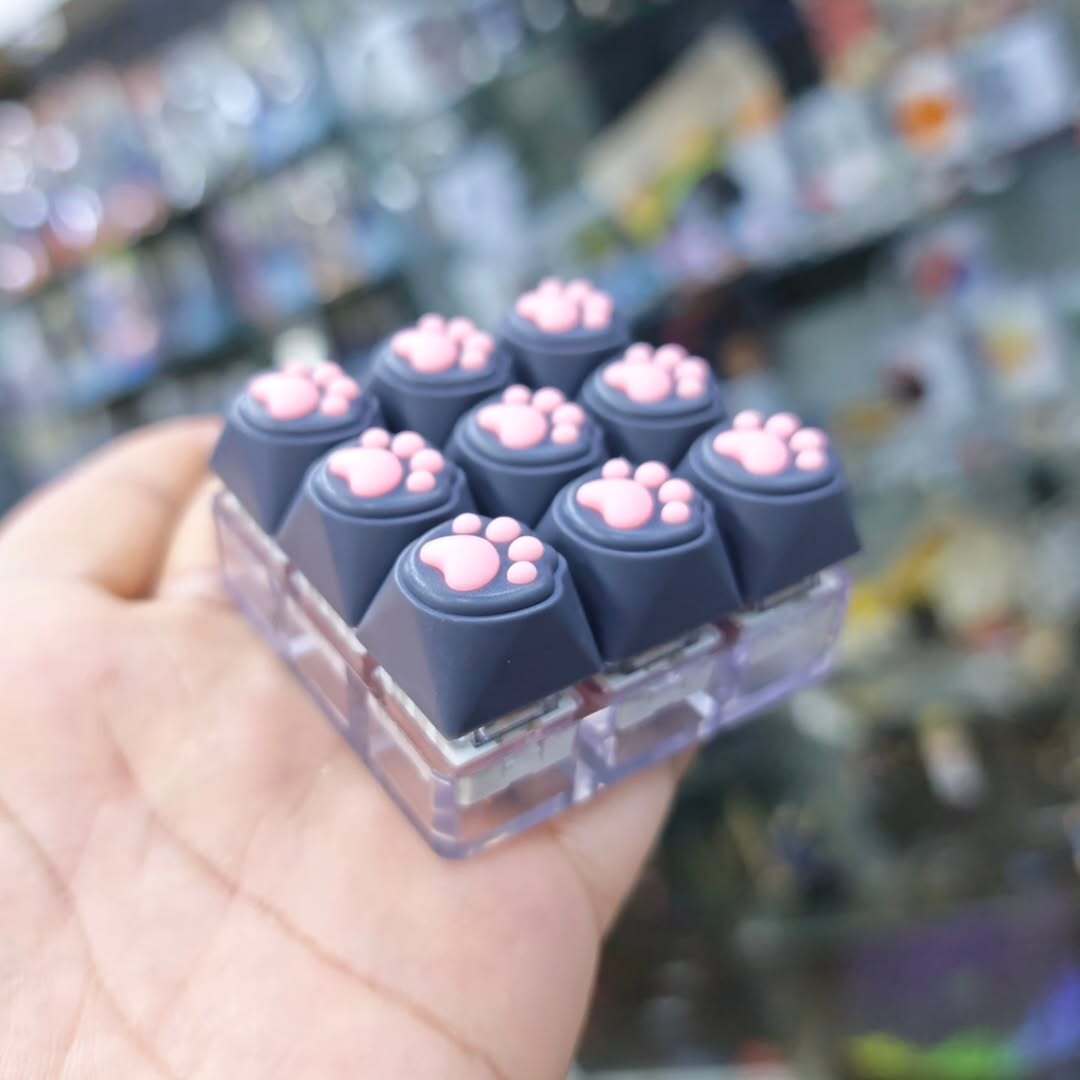 Anti Stress Keyboard Keychain - alternate view