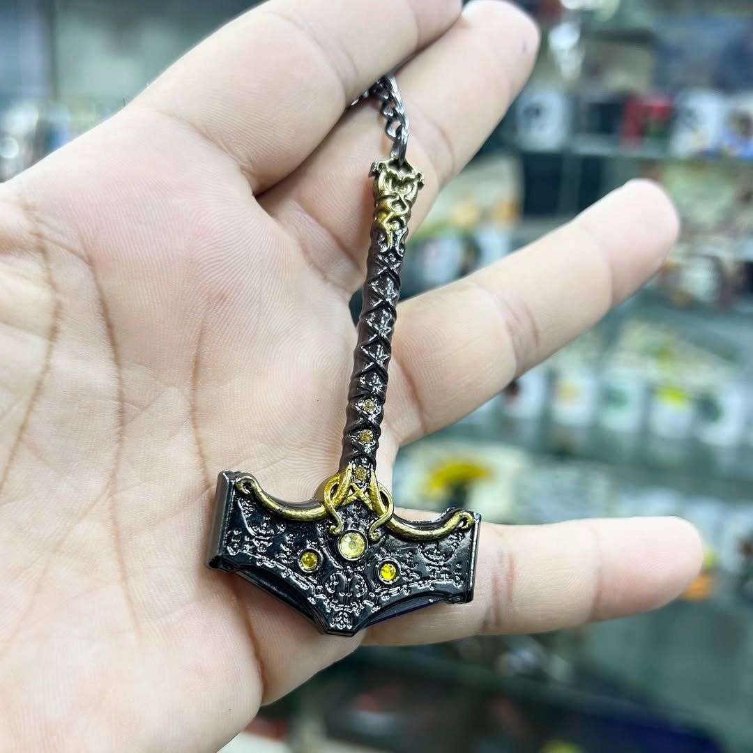 God of War Thor Keychain - alternate view