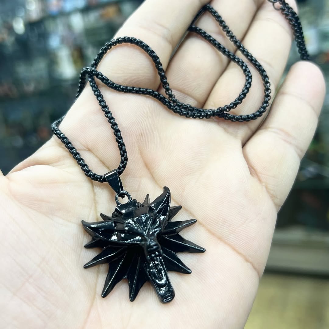 The Witcher necklace - alternate view