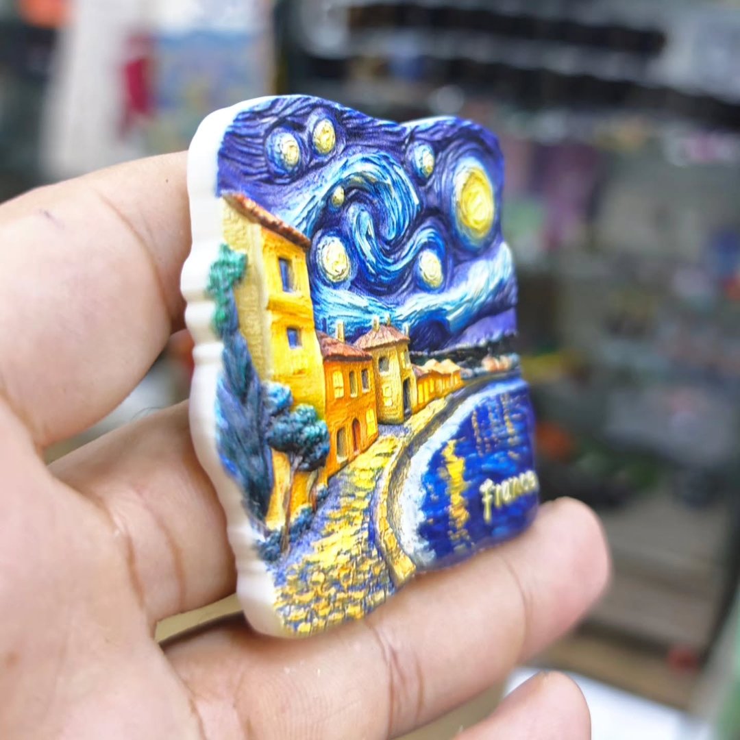 France Van Gogh Refrigerator Magnet - alternate view