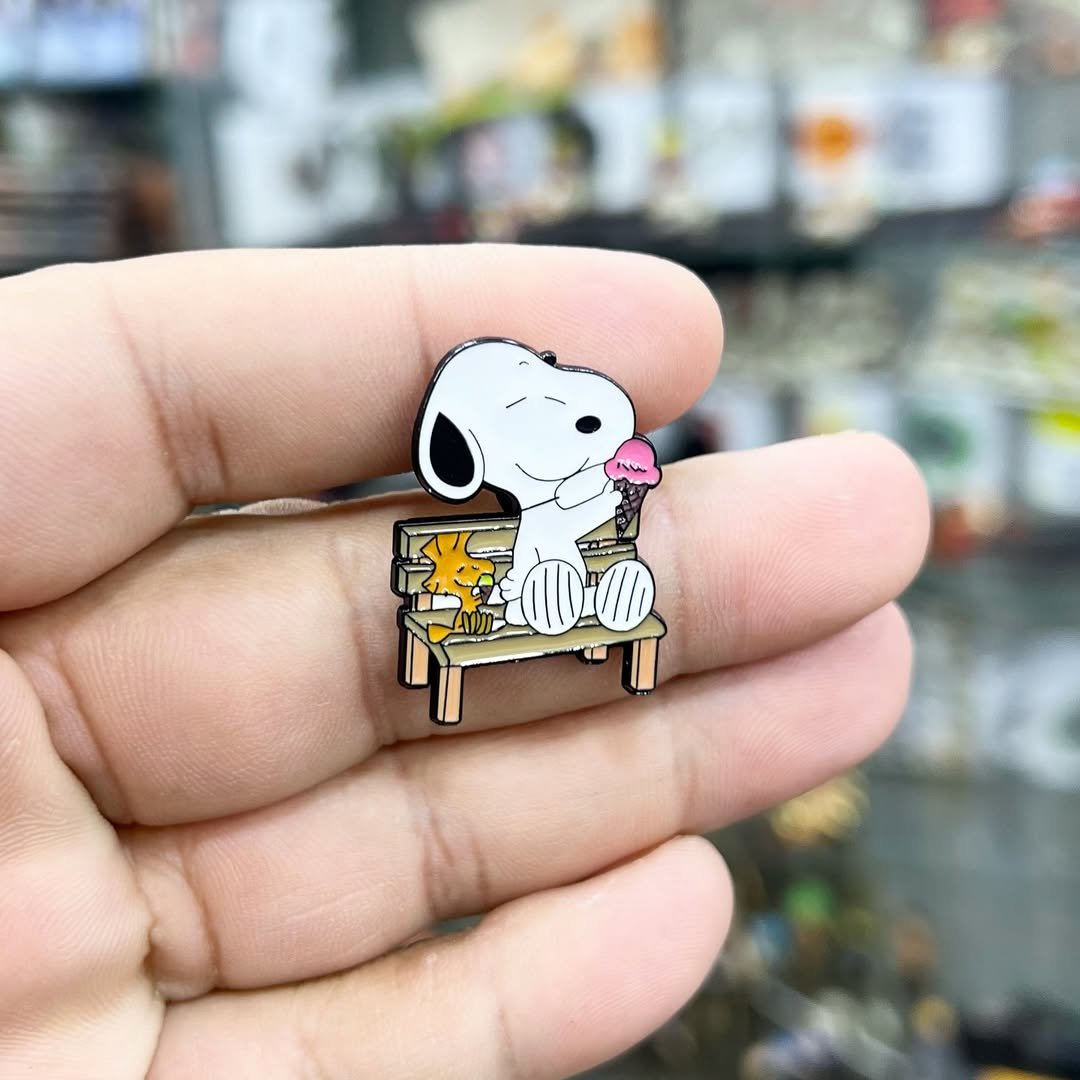Snoopy pins - alternate view
