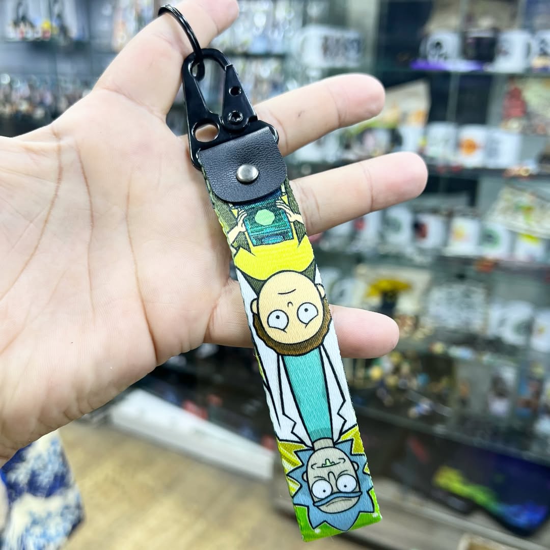 Rick and Morty Keychain - alternate view