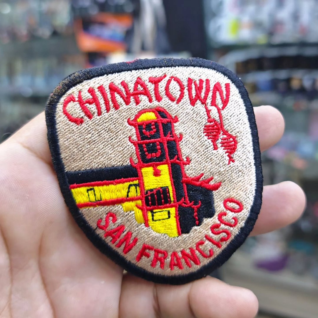Embroidered Patch Chinatown San Francisco 80x85 CM - alternate view