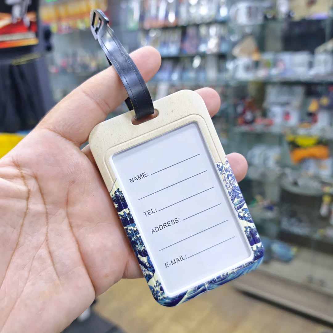 The Great Wave Luggage Tag - alternate view