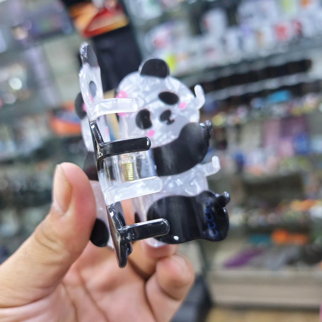 Panda Hair Clip - alternate view