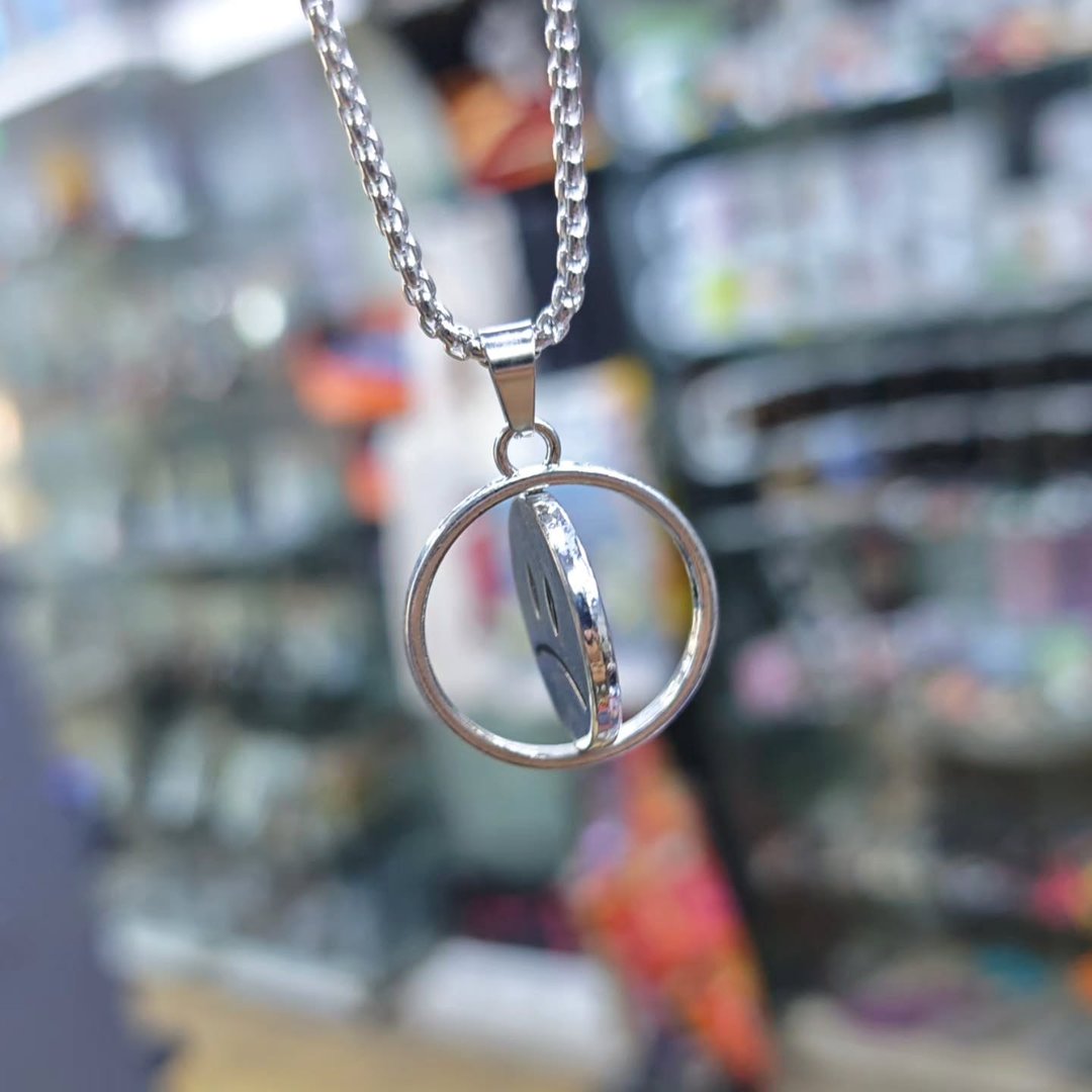 Smiley Face Necklace - alternate view