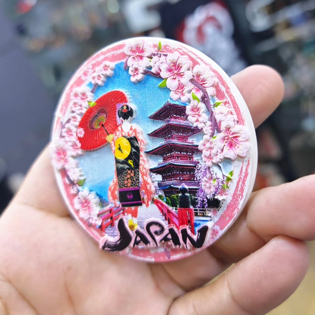 Japanese Refrigerator Magnet - alternate view