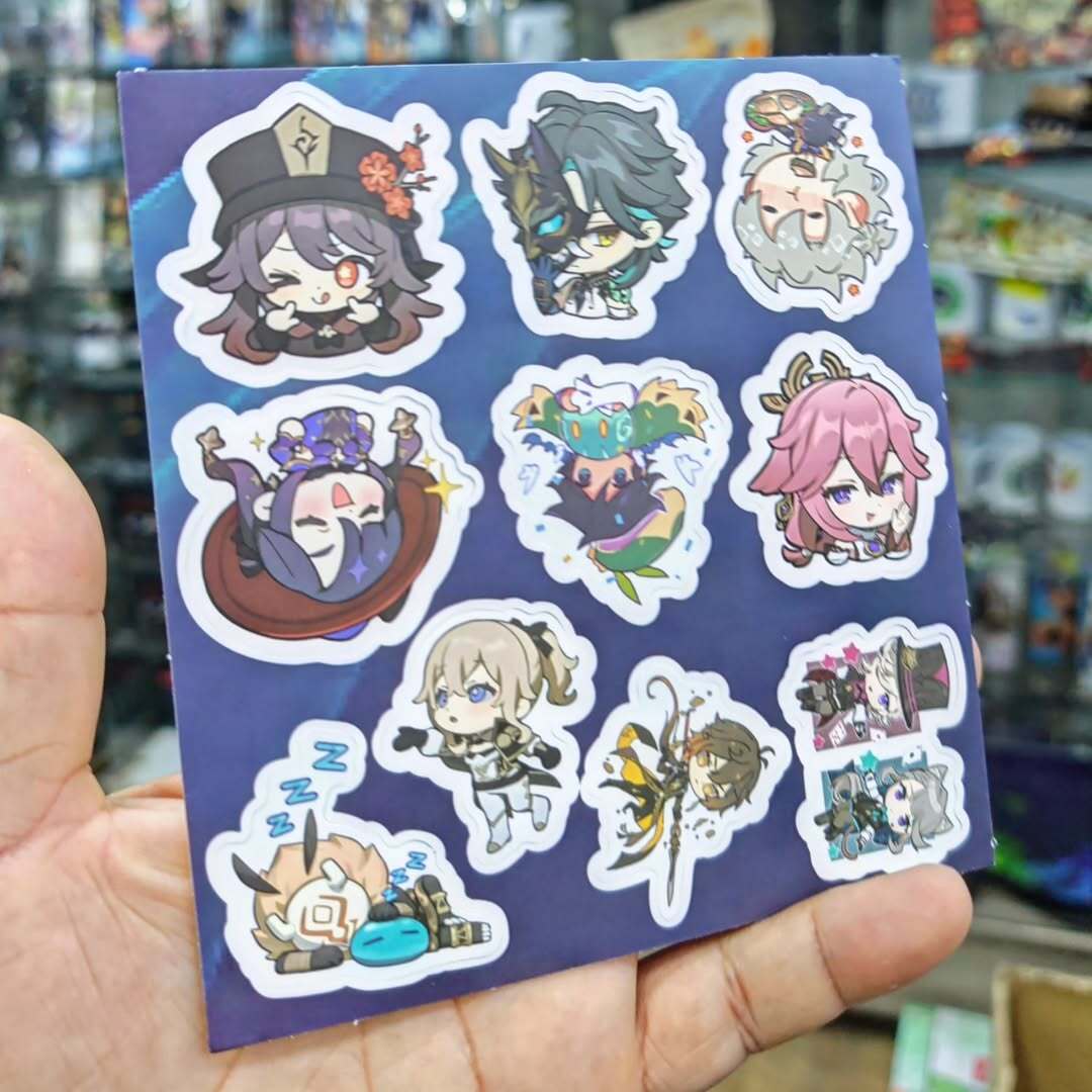 Pack 120 Genshin Impact Stickers - alternate view
