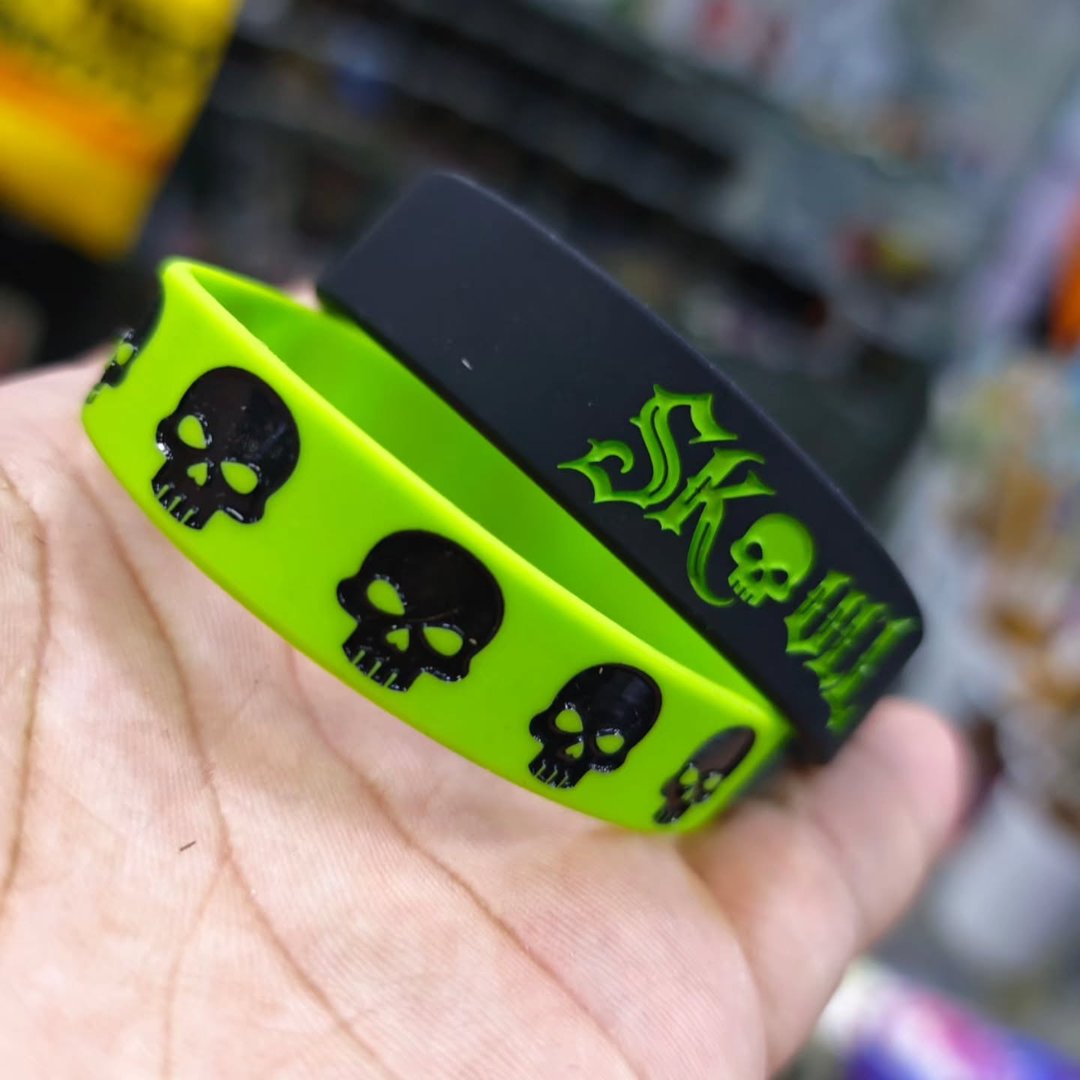 Pack of 2 Skull Bracelets - alternate view