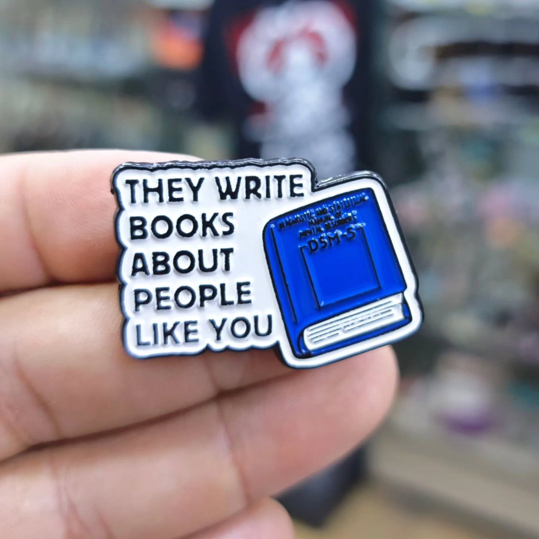 They Write Book Pins - alternate view