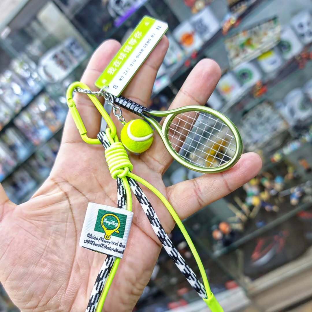 Tennis Keychain - alternate view