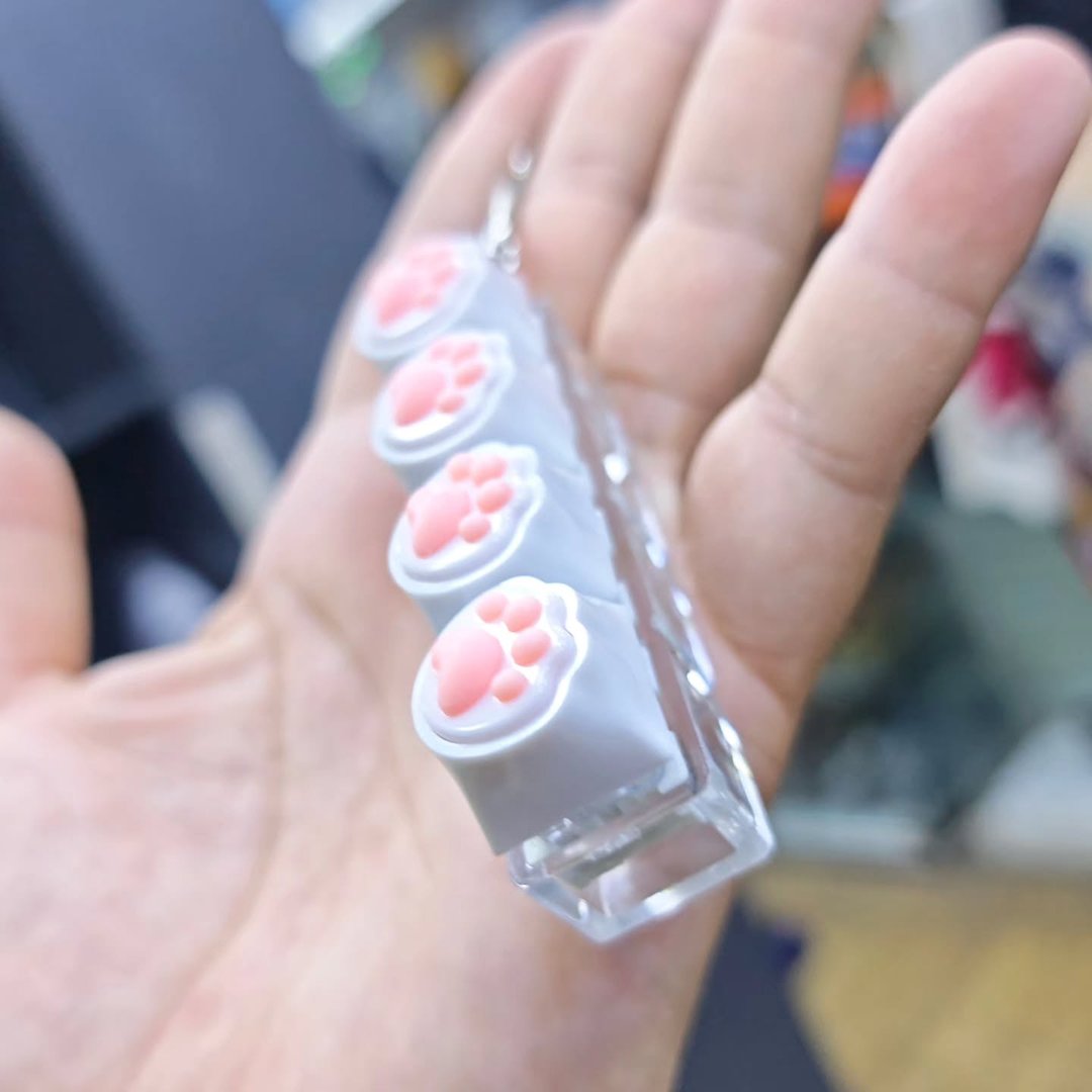 Anti Stress Keyboard Keychain - alternate view
