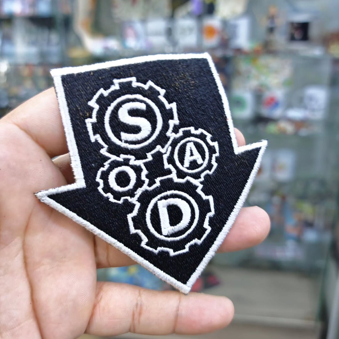 Embroidered Patch System Of Down 100 x 100 MM - alternate view