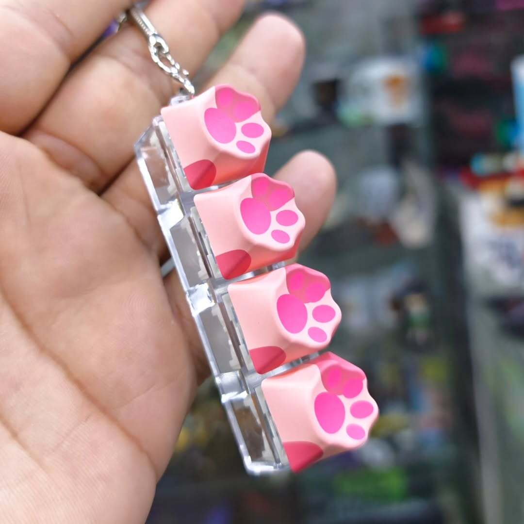 Anti Stress Keyboard Keychain - alternate view