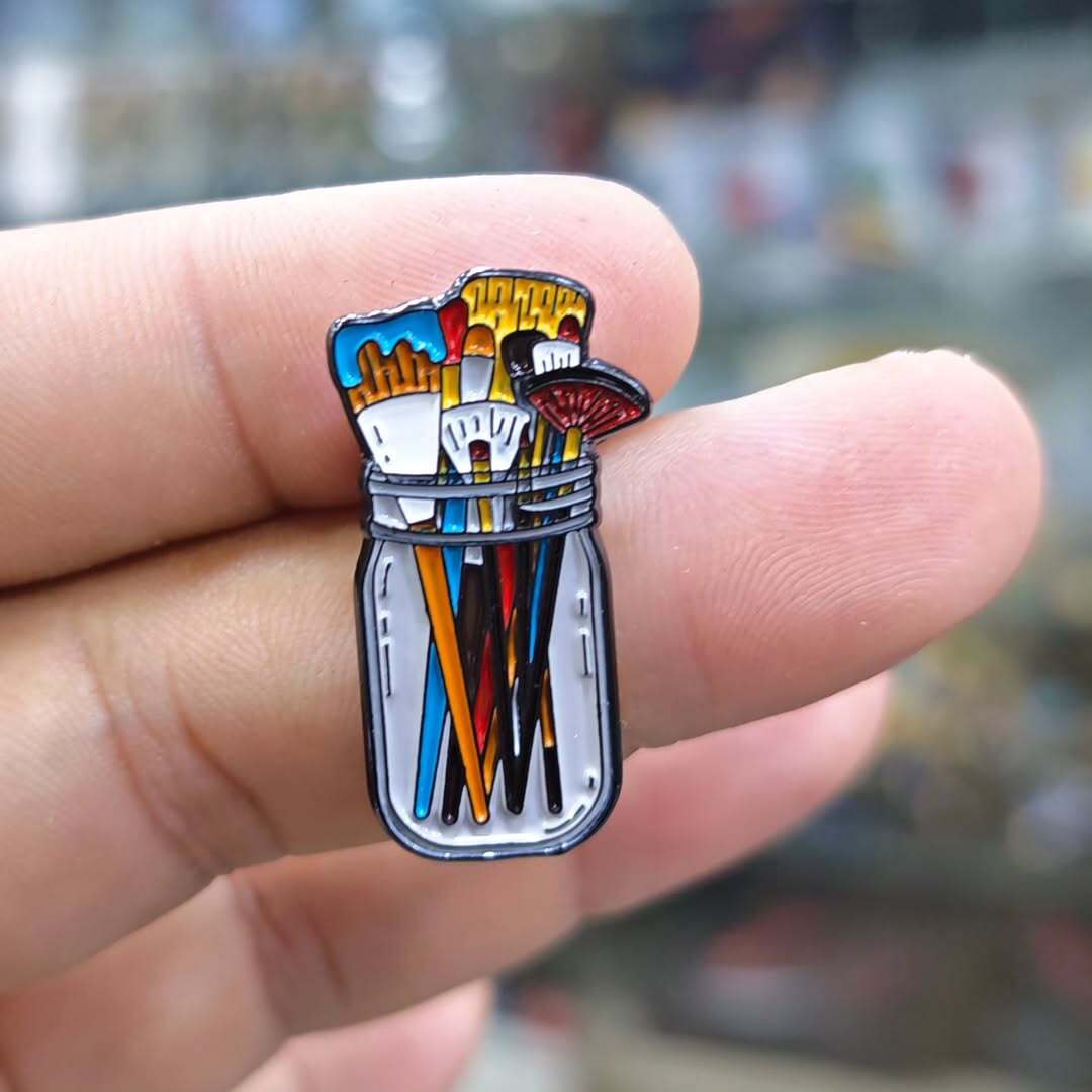 Paint Brushes Pins - alternate view