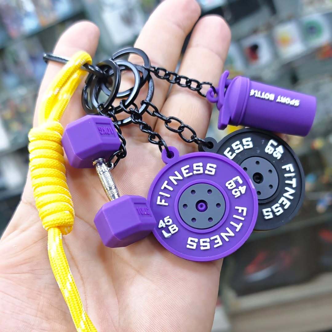 Bodybuilding Keychain - alternate view