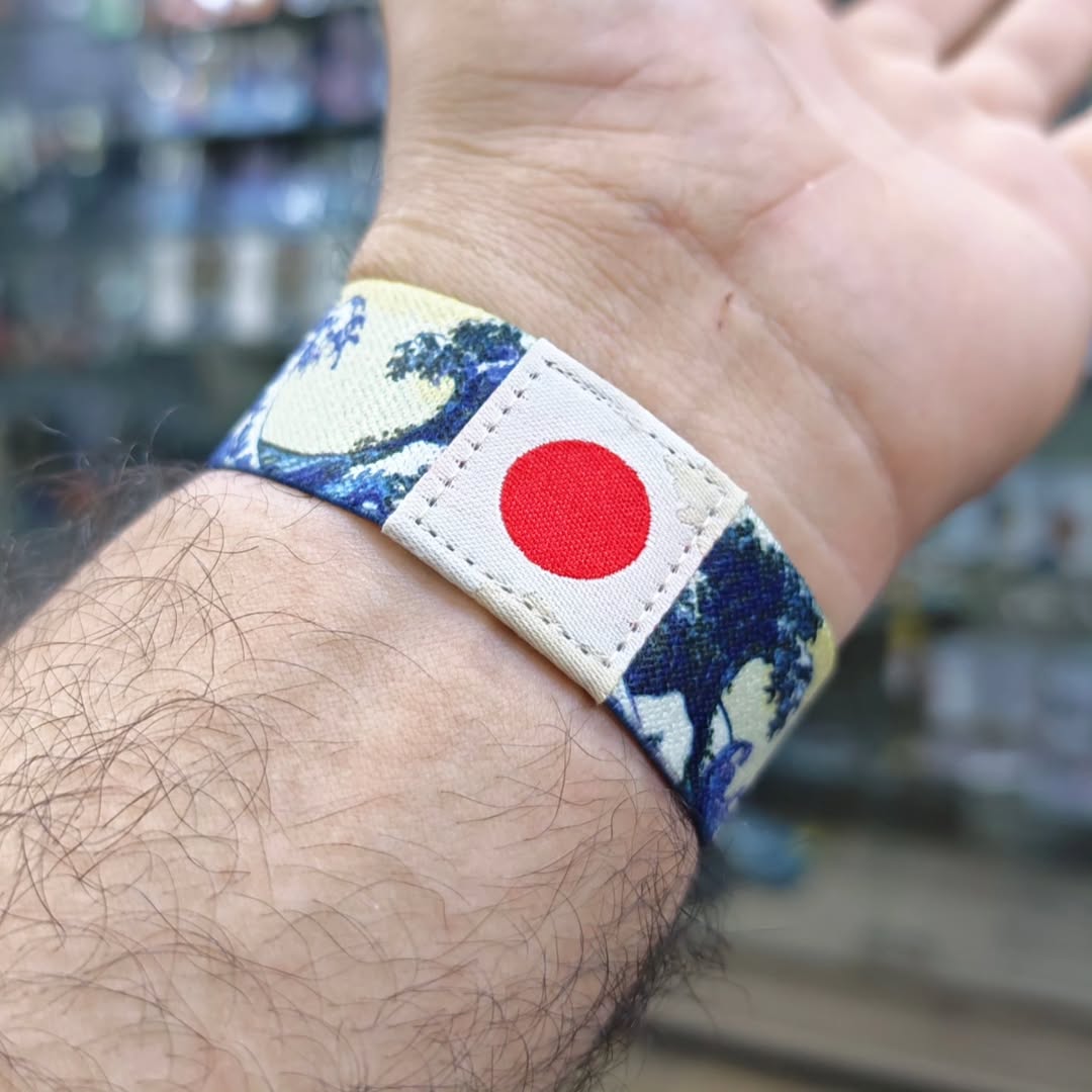 The Great Wave Bracelet - alternate view