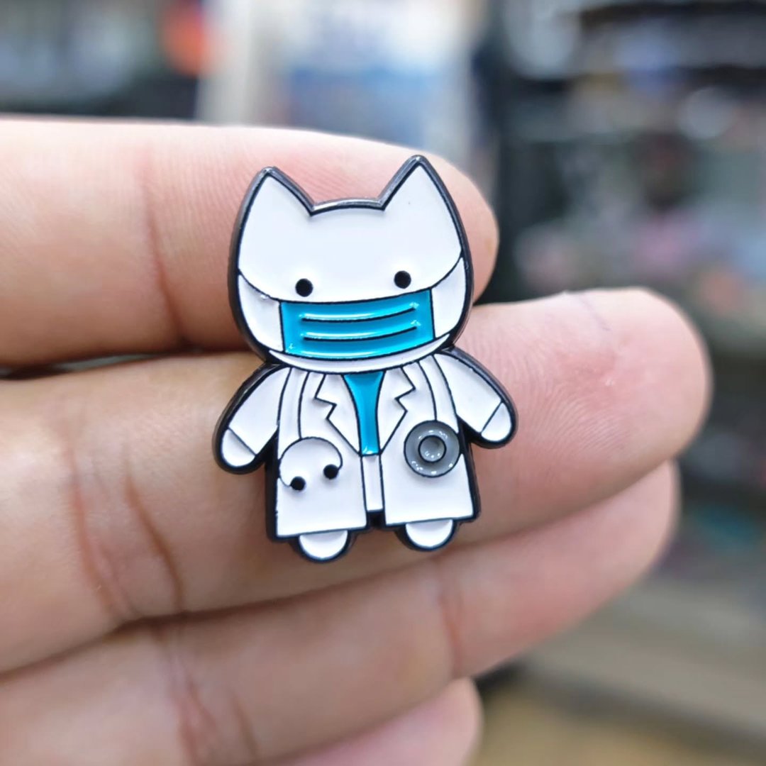 Medical Cat Pins - alternate view