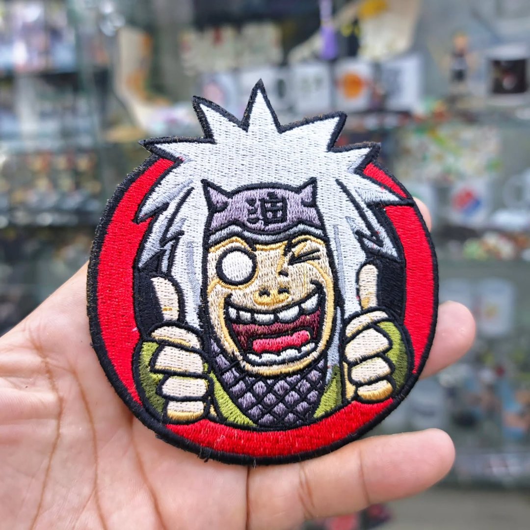 Embroidered Patch Naruto Jiraiya 100 x 110 MM - alternate view