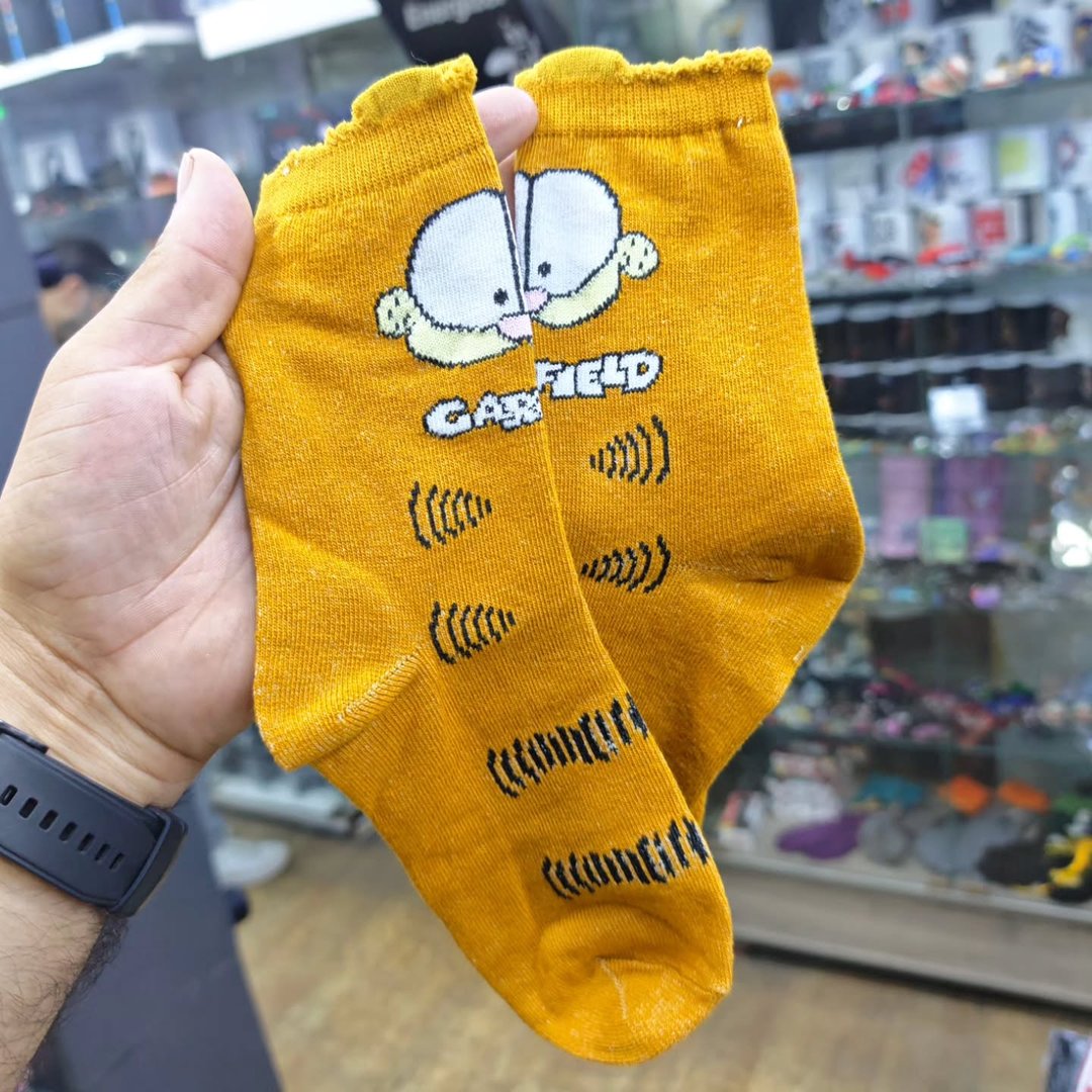 Garfield Sock - alternate view