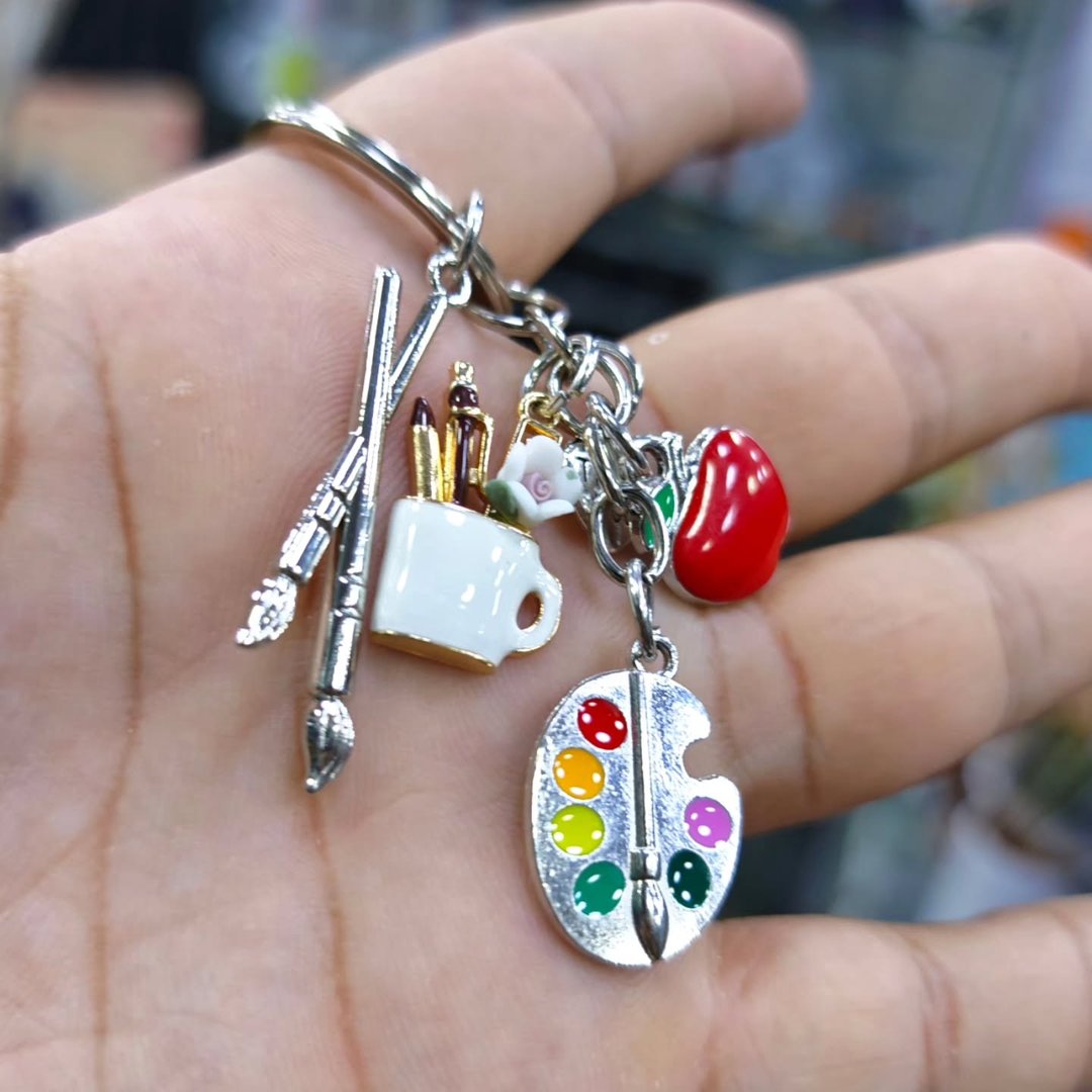 Painting Keychain - alternate view