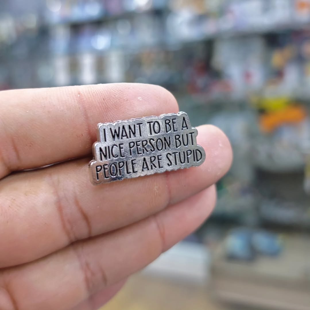 I Want To Be Nice Person Pins - alternate view