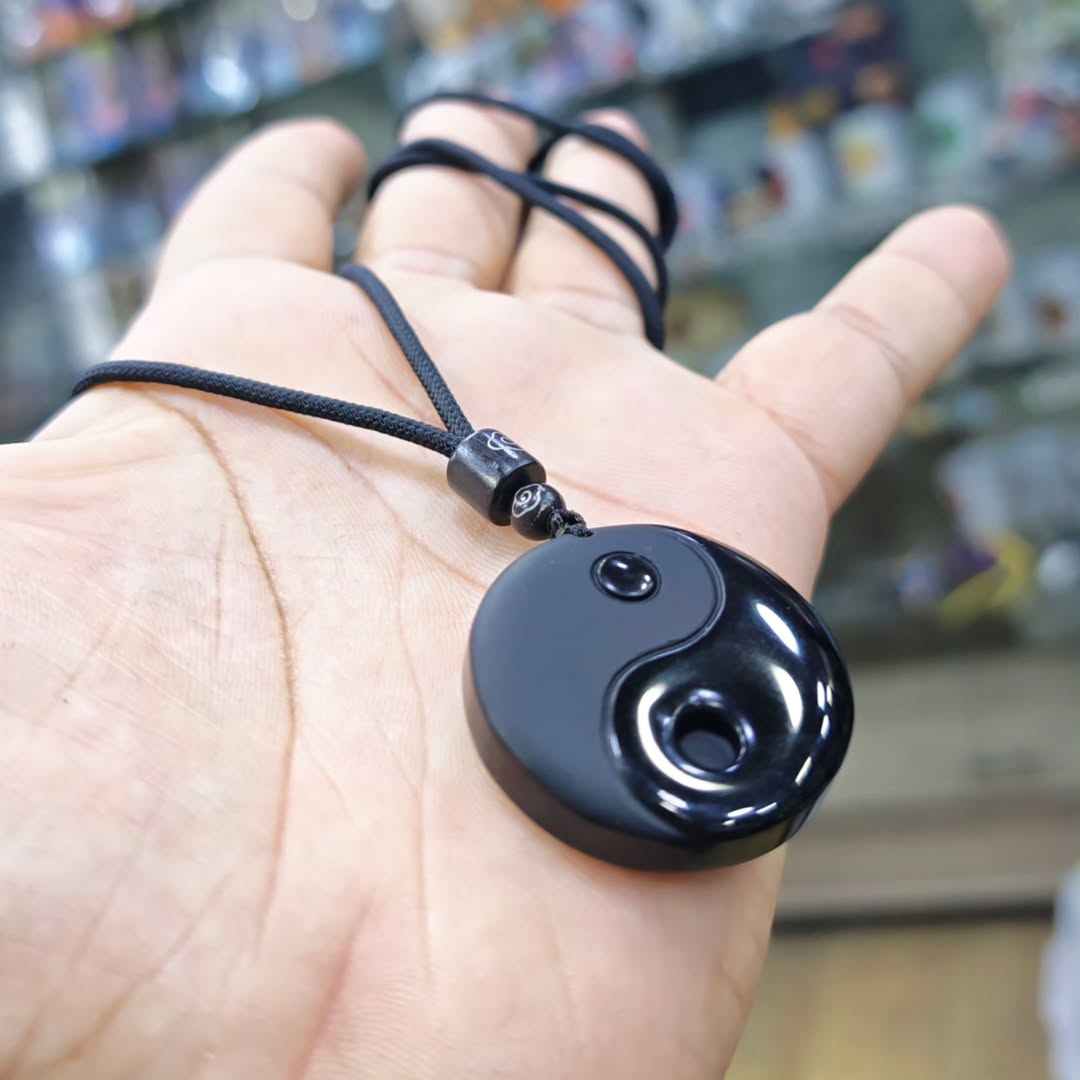 Yin Yang Necklace - alternate view