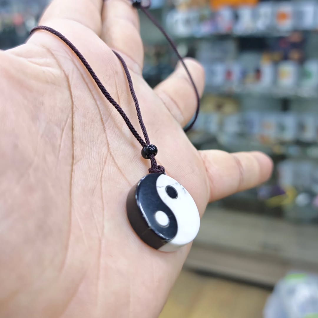 Yin Yang Necklace - alternate view