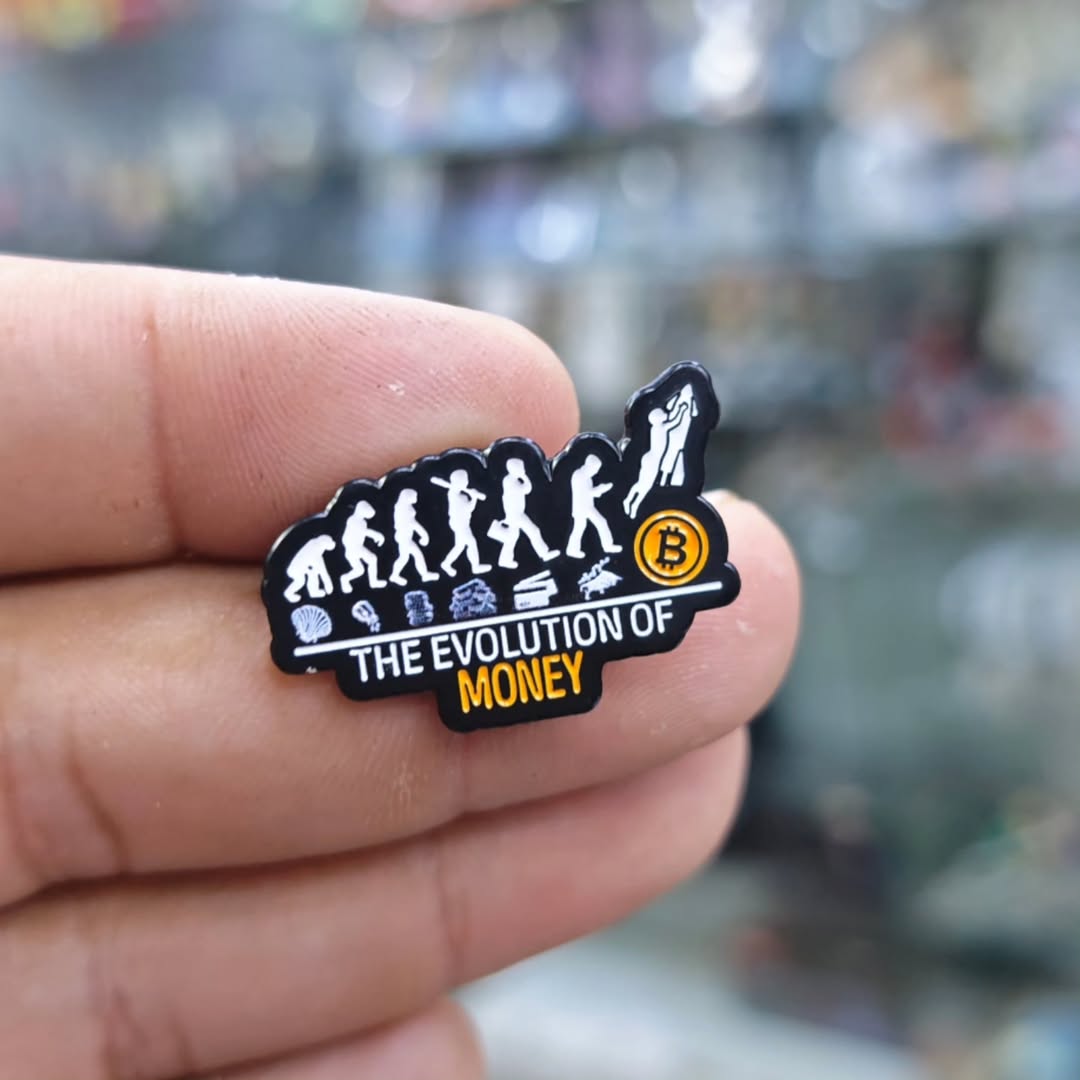 The Evolution Of Money Pins - alternate view