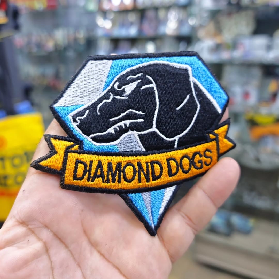 Embroidered Patch Metal Gear Solid Diamond Dogs 105 x 100 MM - alternate view
