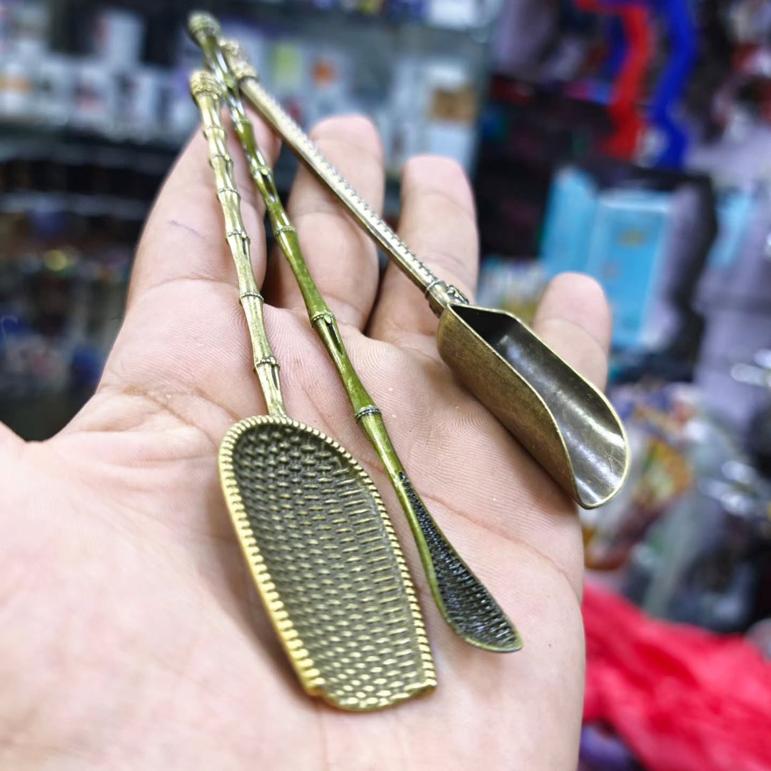 Pack of Chinese Tea Spoons - alternate view