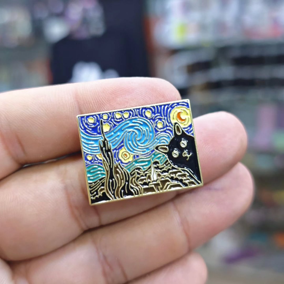 Van Gogh Pins - alternate view
