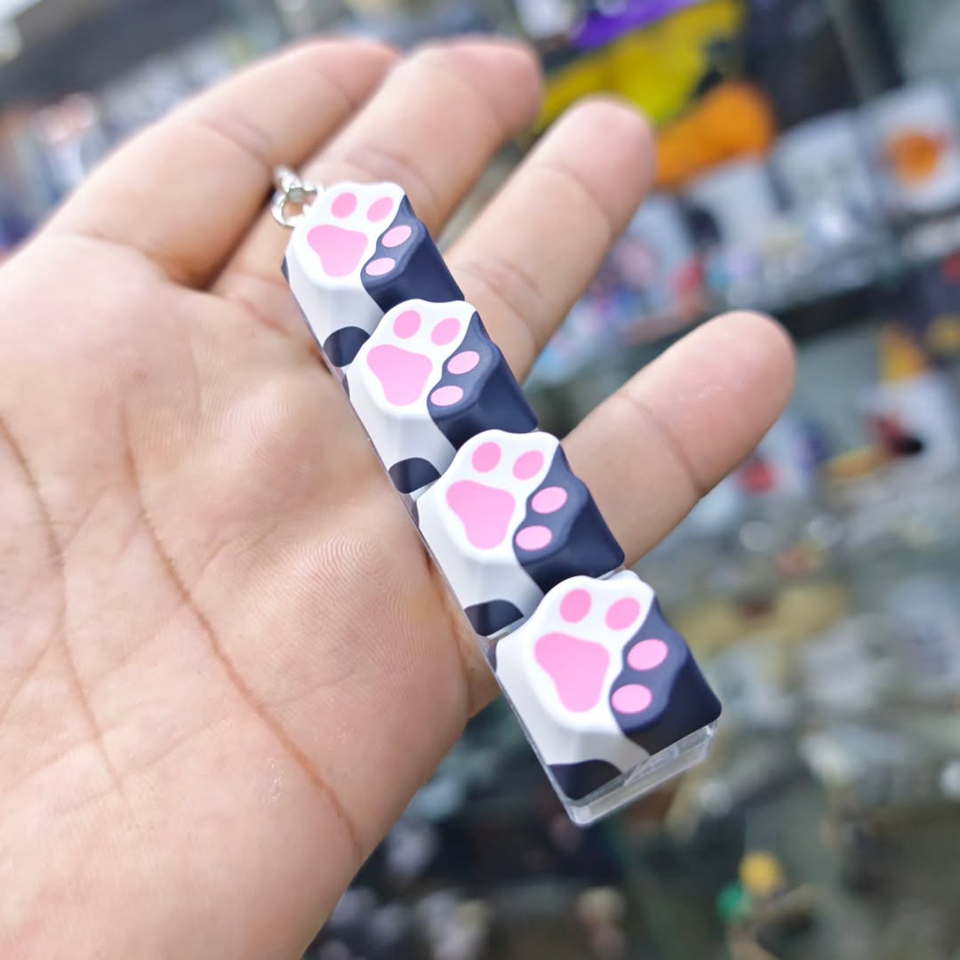 Anti Stress Keyboard Keychain - alternate view