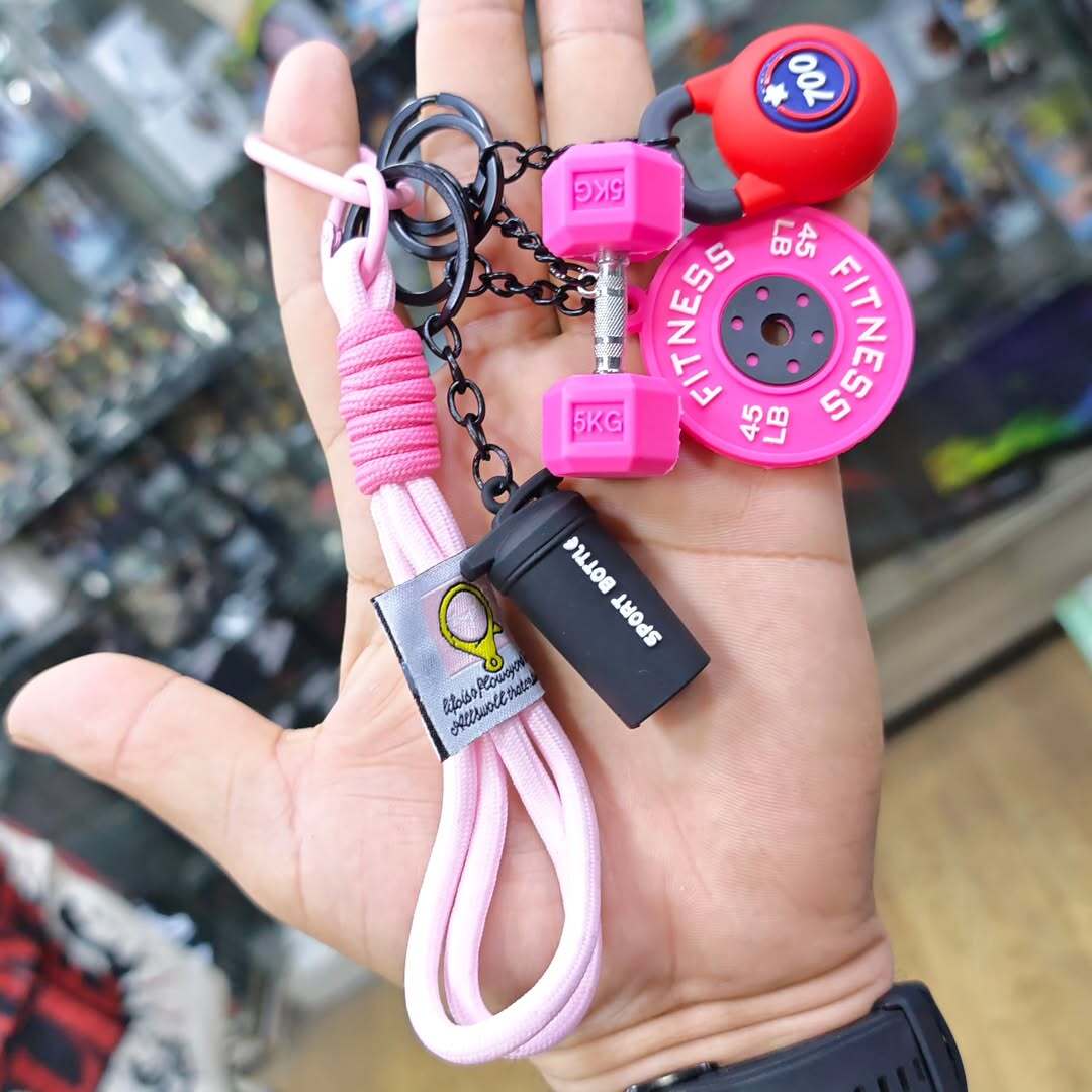 Bodybuilding Keychain - alternate view