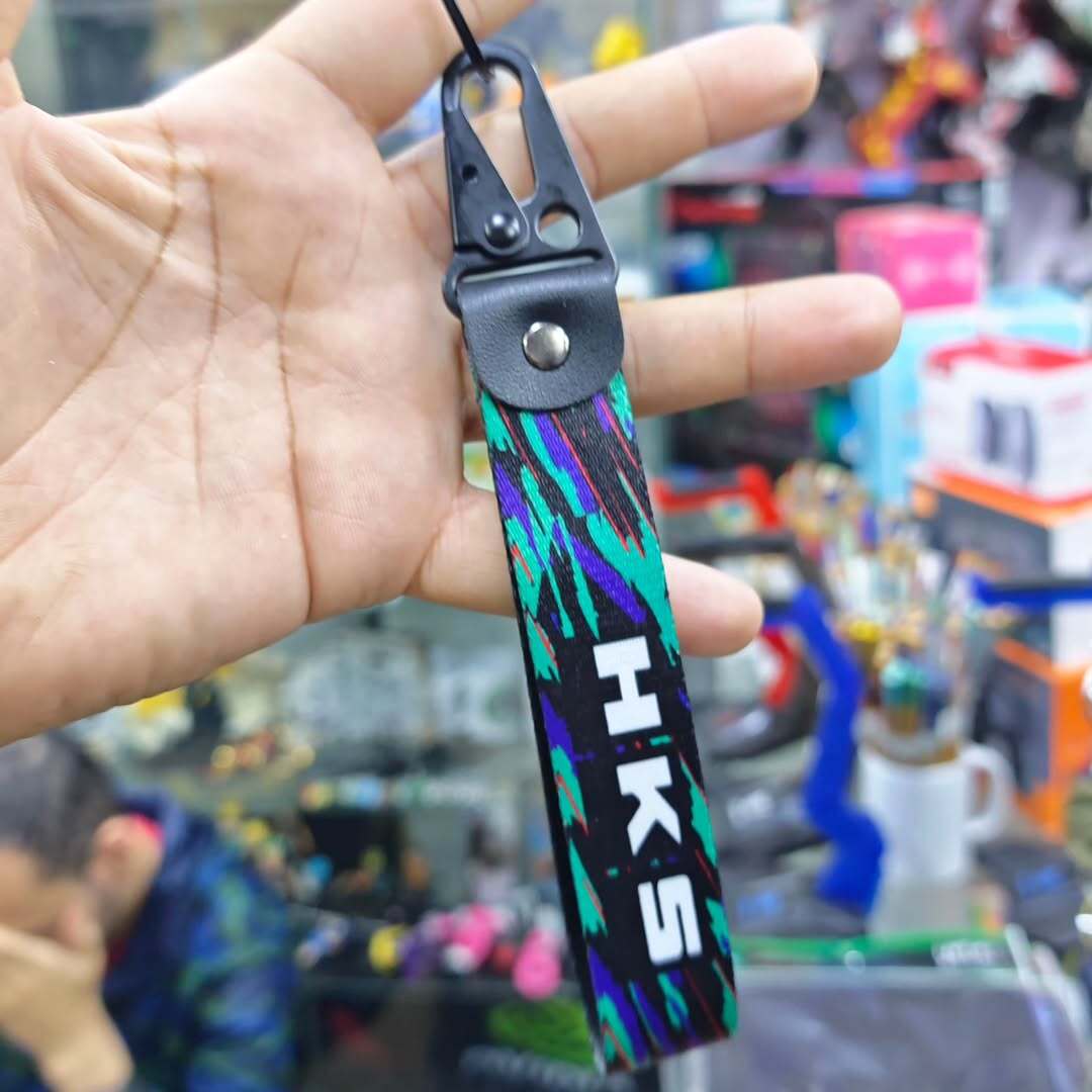 HKS Motorcycle Sport Car Keychain - alternate view