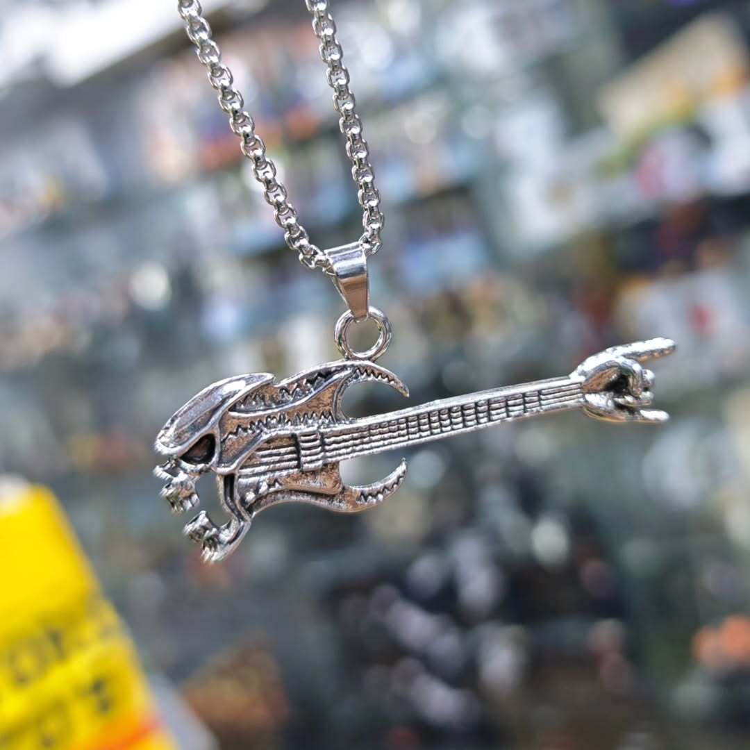 Guitar Necklace - alternate view