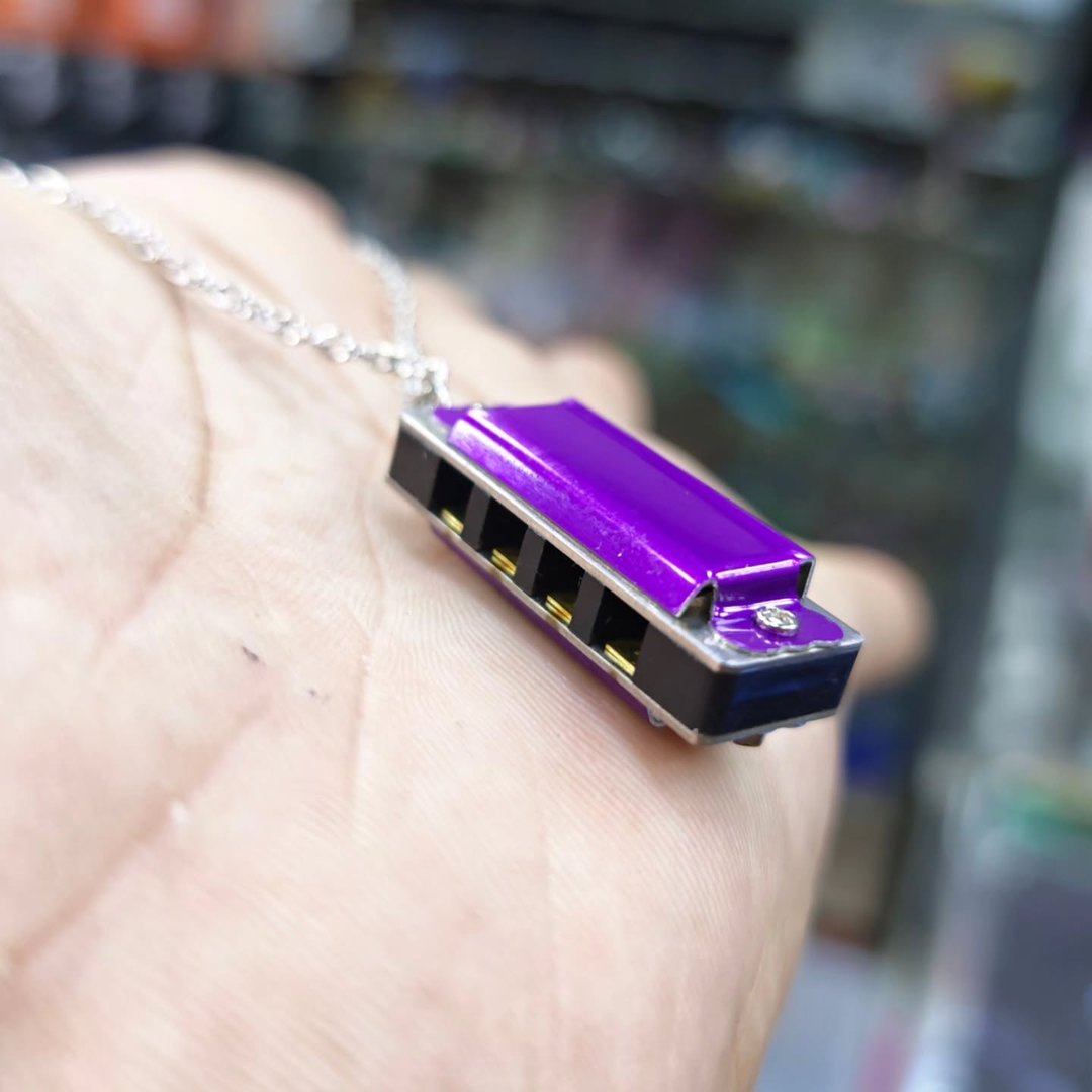 Harmonica Necklace - alternate view