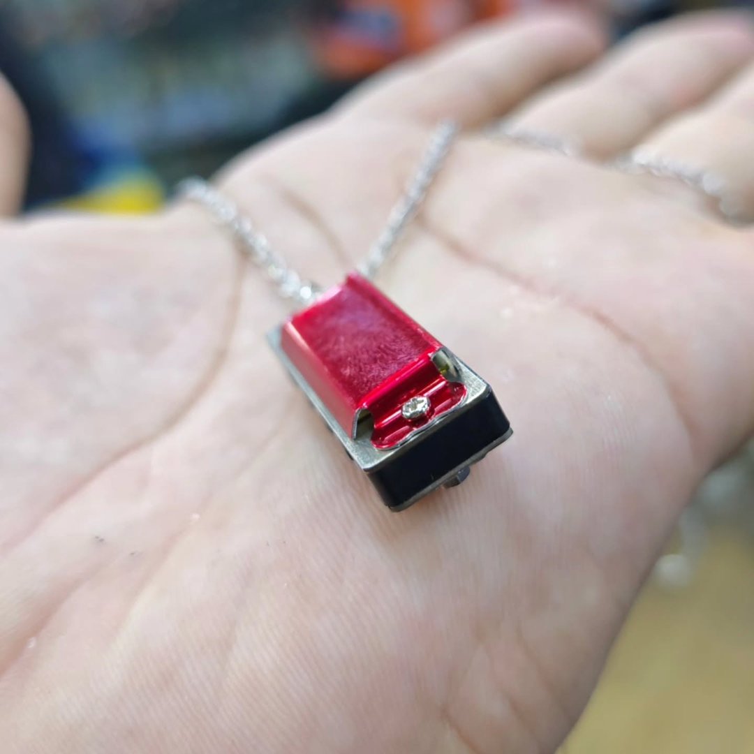 Harmonica Necklace - alternate view
