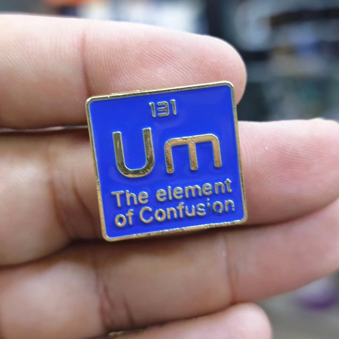 UM The Element Of Confusion Pins - alternate view