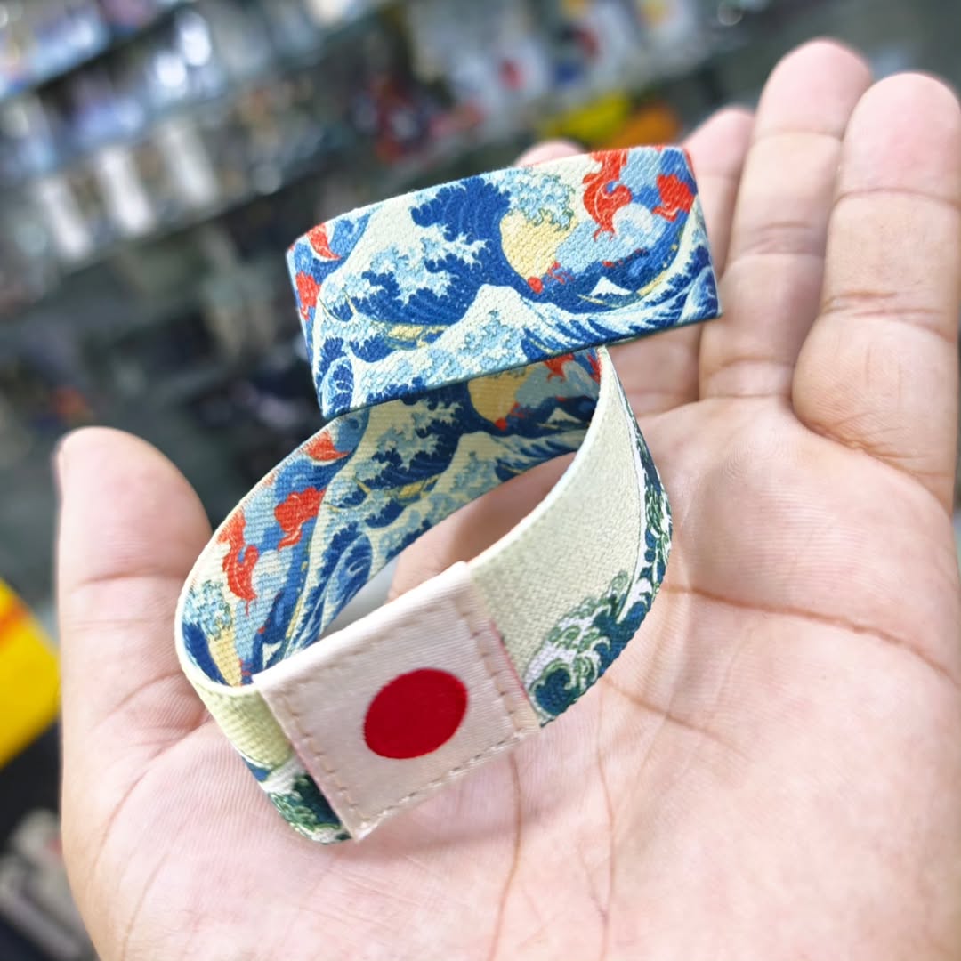 The Great Wave Bracelet - alternate view