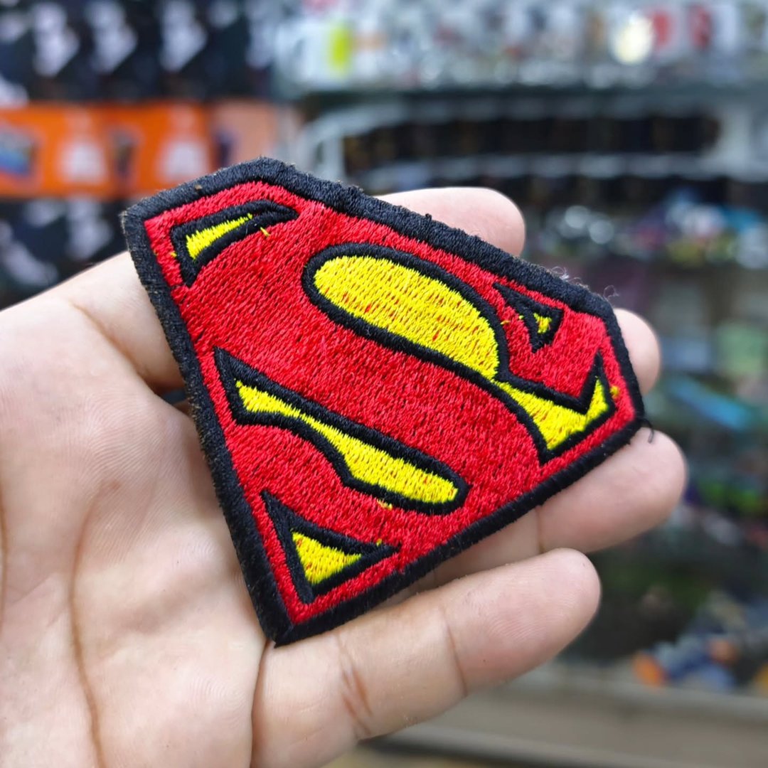 Embroidered Patch Super Man 100 x 70 MM - alternate view