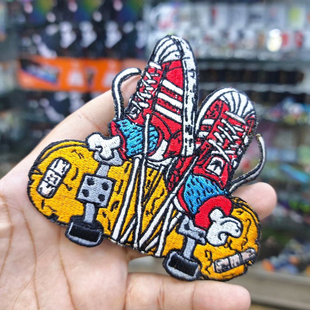 Embroidered Patch Adidas Skateboard 115 x 120 MM - alternate view