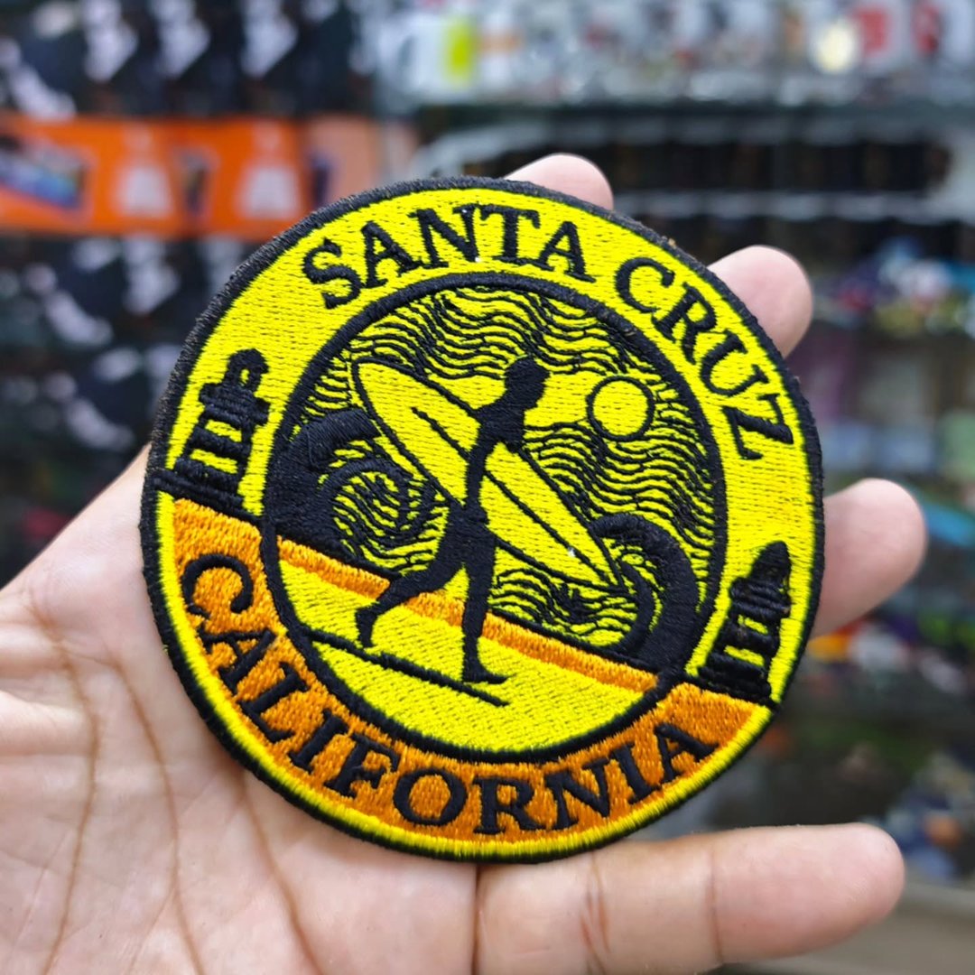 Embroidered Patch Santa Cruz California 95 x 95 MM - alternate view