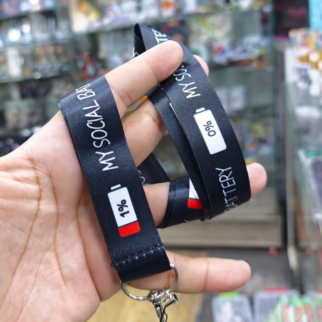 My Social Battery Smartphone Attachment Keychain - alternate view