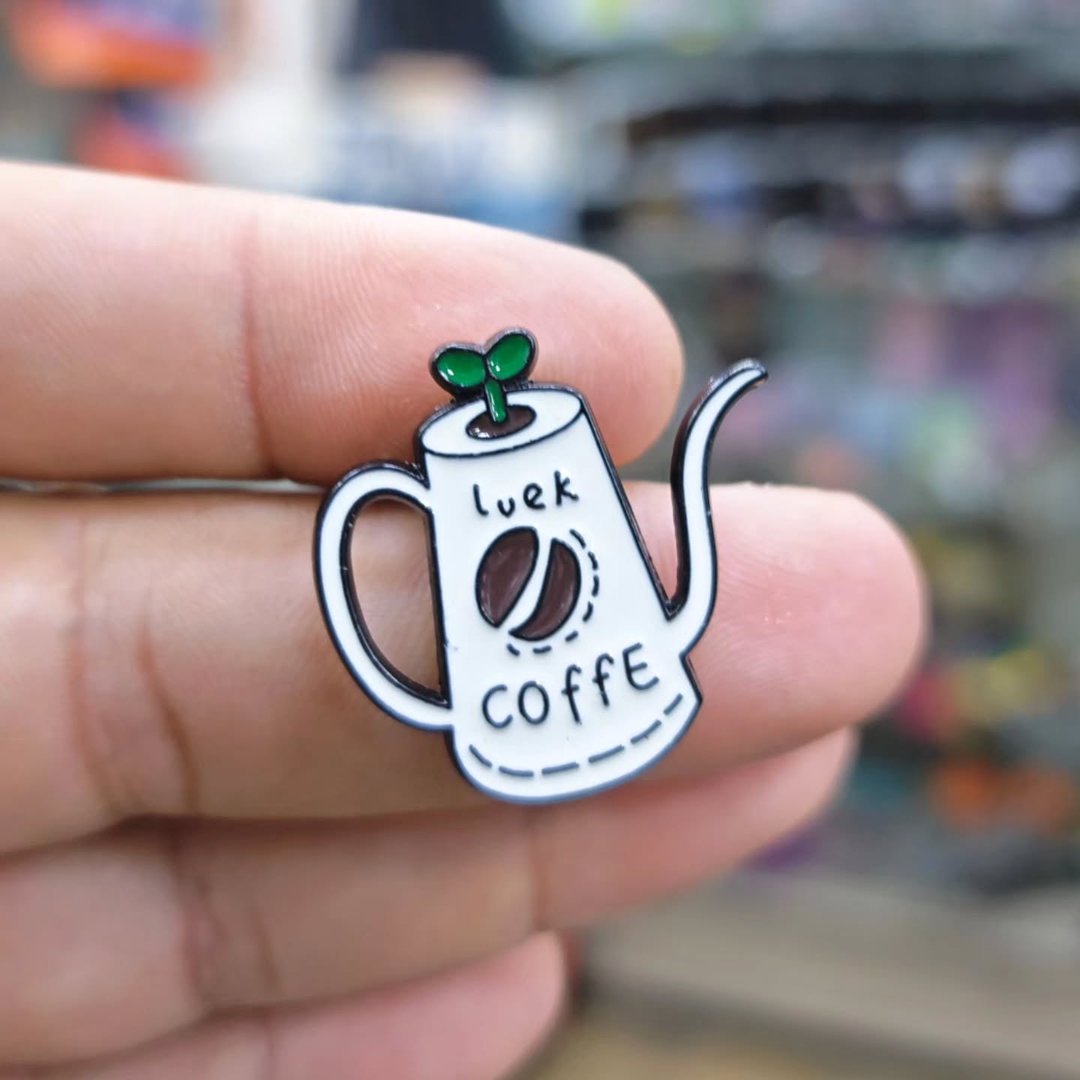 Luck Coffee Pins - alternate view