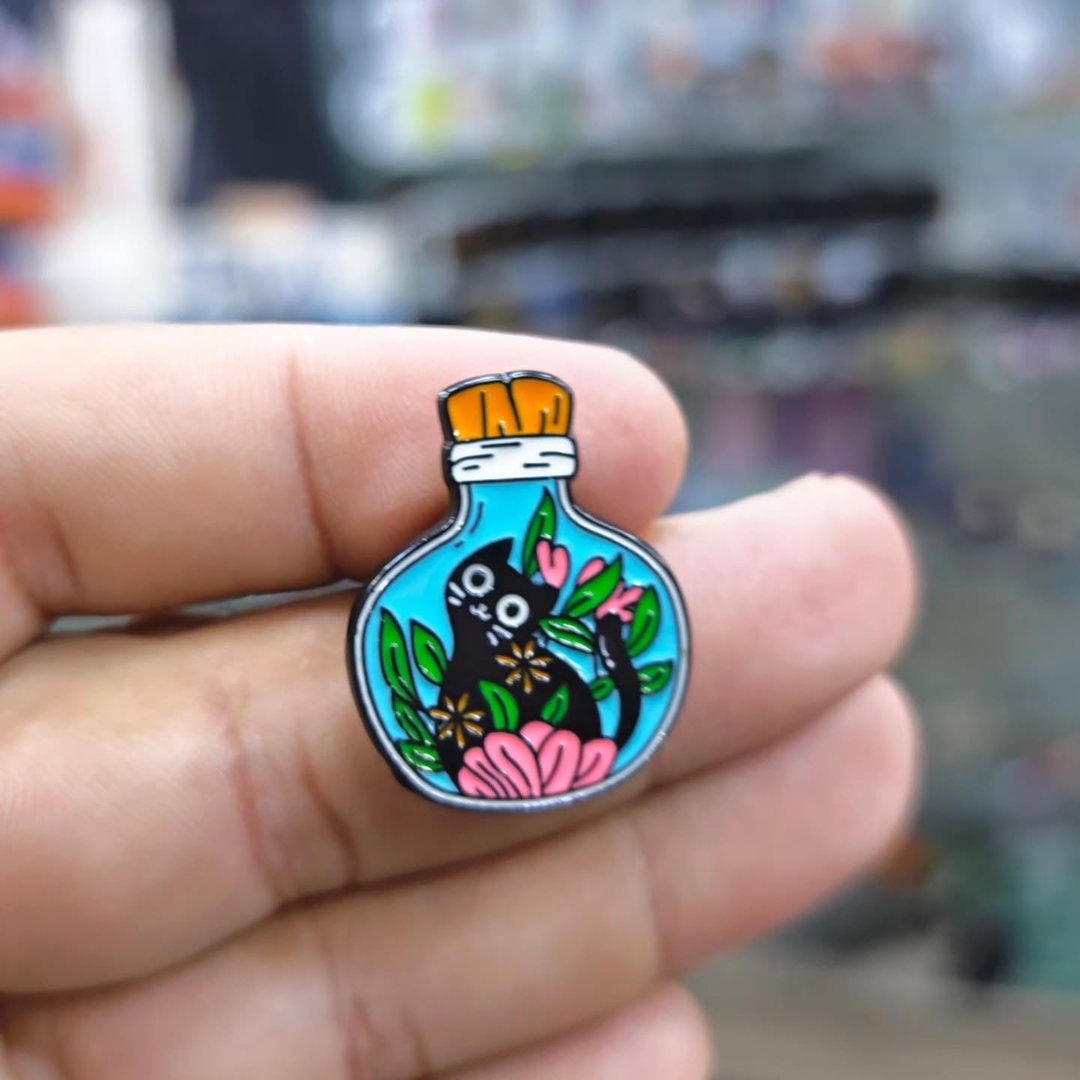 Cat Plant Pins - alternate view