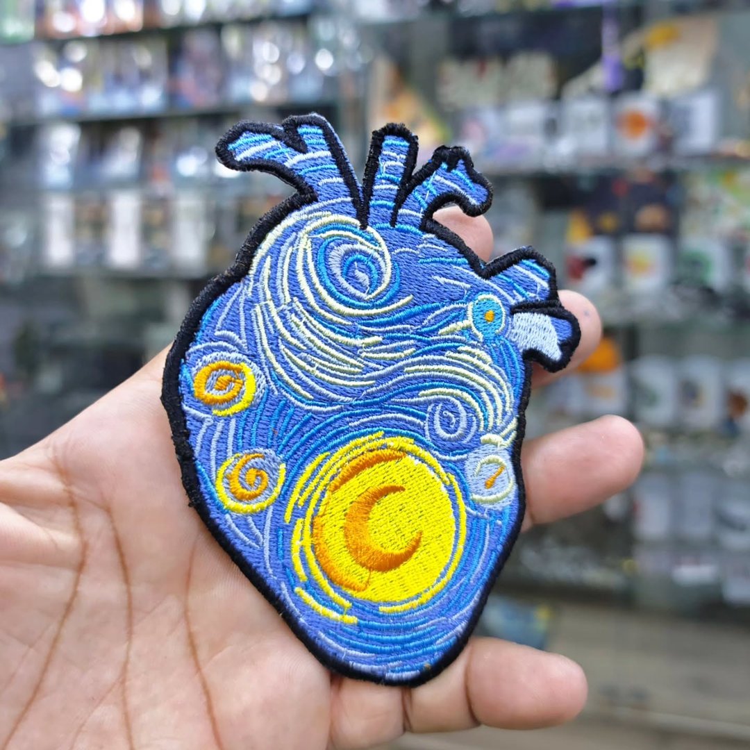 Embroidered Patch Van Gogh 120 x 90 MM - alternate view