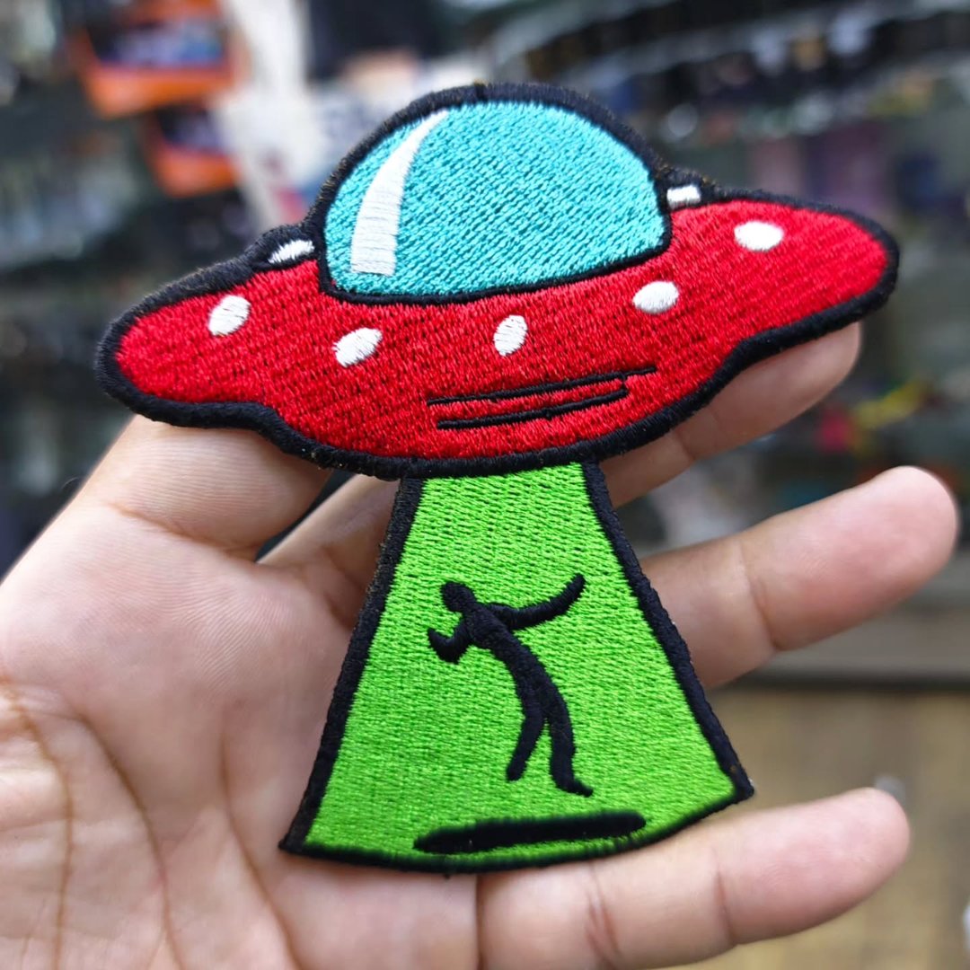 Embroidered Patch Alien Space 105x105 CM - alternate view