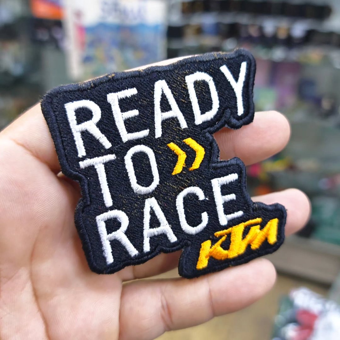 Embroidered Patch Ready To Race KTM  80X75 CM - alternate view